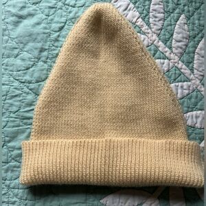 James Street Co. Adult Wool Port Beanie in Butter